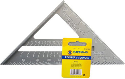 Aluminium Roofing Square Carpenters Wood Working Alloy Tool 7 Inch