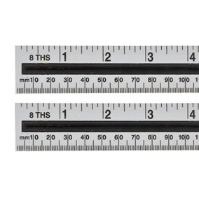 Aluminium Ruler 150Mm (6In) B/S33930