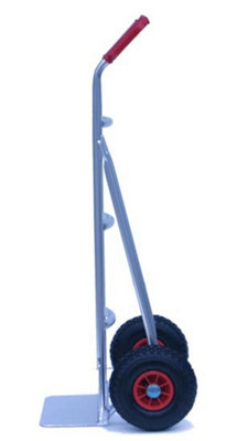 Aluminium Sack Truck - 120kg - with Pneumatic Wheels