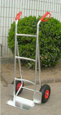 Aluminium Sack Truck - 120kg - with Pneumatic Wheels - 3