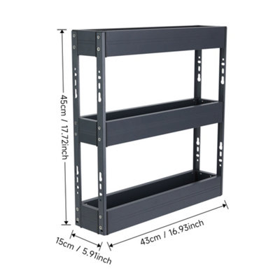 3 tier slide out pantry sale