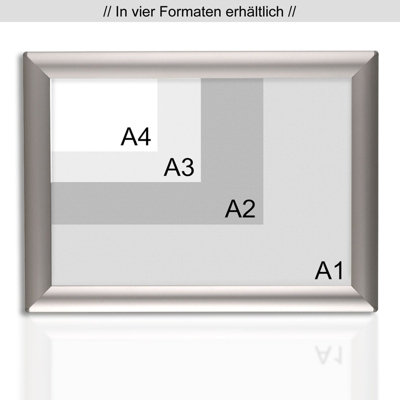 Aluminium Snap Poster Frame Quick Change Wall Display for Office Retail ...