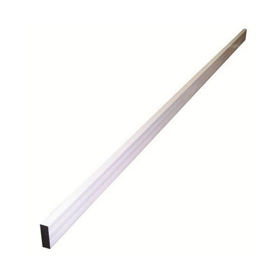 ALUMINIUM STRAIGHT EDGE FLOORING BOX RULE 80mm (W) x 40mm (H) 1500mm (L)