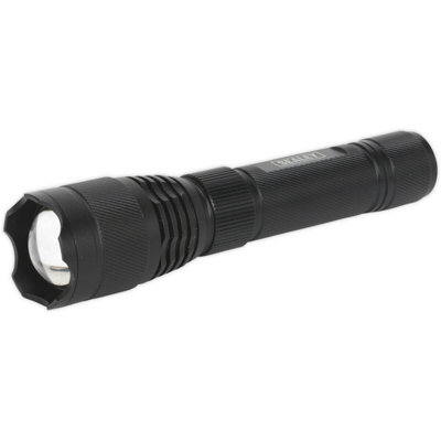 Aluminium Torch - 10W CREE XPL LED - Adjustable Focus - Rechargeable ...