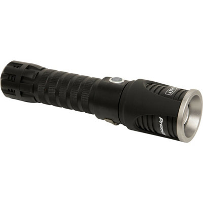 Aluminium Torch - 5W LED - Adjustable Focus - Rechargeable Battery