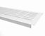 Aluminium Vent Grill Kitchen Plinth Worktop Heat - Colour White - Size 80mm