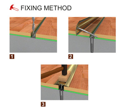 Aluminium Wood Effect 50mm Door Threshold Strip A65 Floor Transition ...
