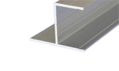 Aluminum anodised channel h shape section grooved bar, h-profile B84 ...