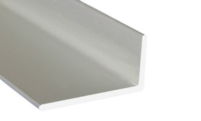 Aluminum anodised non-equal sided angle bar, profile bar B20 1000x40x20 mm