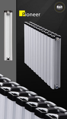 Aluminum Designer Horizontal Radiator Compatible with Heat pump. Energy ...
