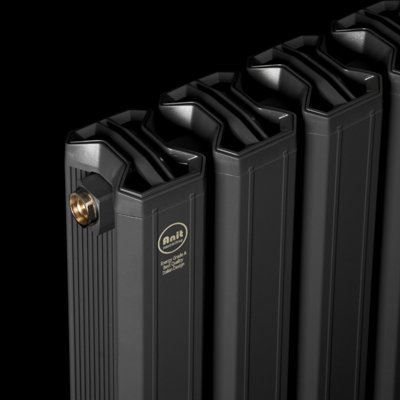 Aluminum Designer Horizontal Radiator Compatible with Heat pump. Model ...