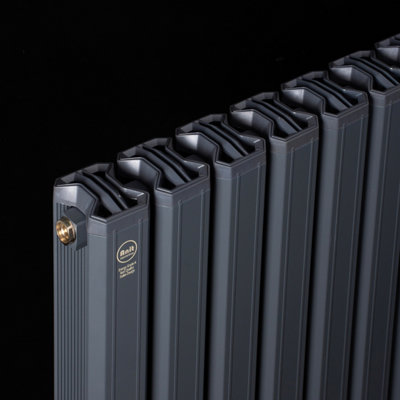 Aluminum Designer Horizontal Radiator Compatible with Heat pump. Model ...