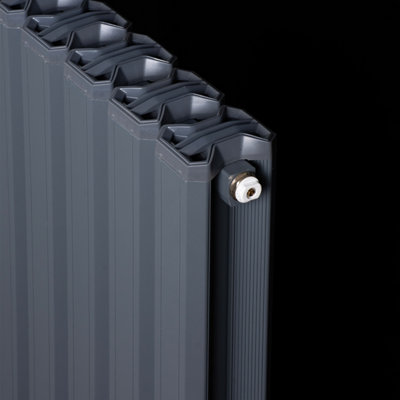 Aluminum Designer Horizontal Radiator Compatible with Heat pump. Model ...