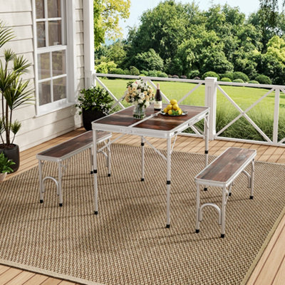 Fold up outdoor table and chairs online