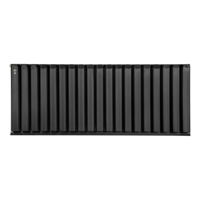 Aluminum Radiator Compatible with Heat pump. Energy Efficient. Model "Onyx" Black. 1330 .500mm