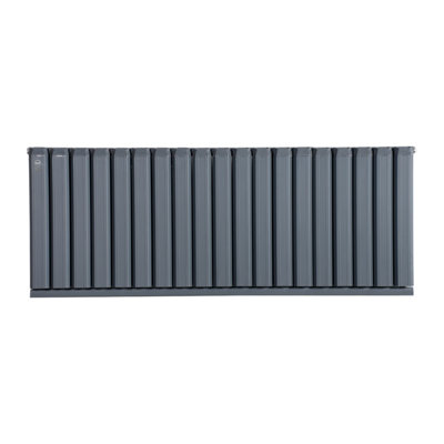 Aluminum Radiator Compatible with Heat pump. Energy Efficient. Model "Onyx" Grey. 1330 .500mm