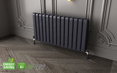 Aluminum Radiator -Heat pump Compatible- Low Temperature Heating- Model ...