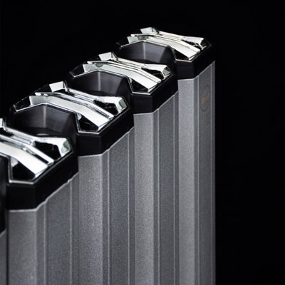 Aluminum Vertical Radiator Compatible with Heat pump. Model 