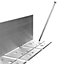Alusthetic Aluminium 2m Garden Edging Strip - Flexible Border Edge for Gravel, Stone Paving and Grass - 150mm Height - Pack of 20