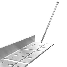 Alusthetic Aluminium 2m Garden Edging Strip - Flexible Border Edge for Gravel, Stone Paving and Grass - 19mm Height - Pack of 20