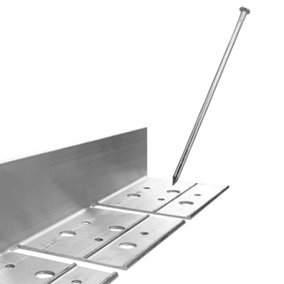Alusthetic Aluminium 2m Garden Edging Strip - Flexible Border Edge for Gravel, Stone Paving and Grass - 64mm Height - Pack of 10