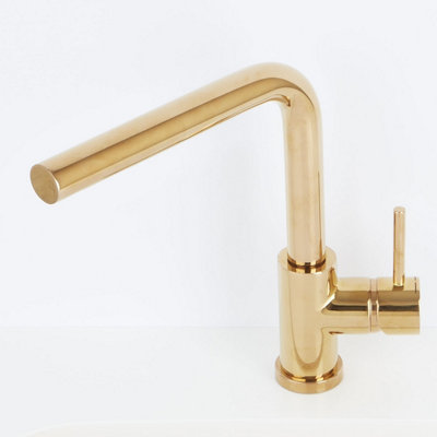 Alveus Toro Bronze kitchen mixer tap