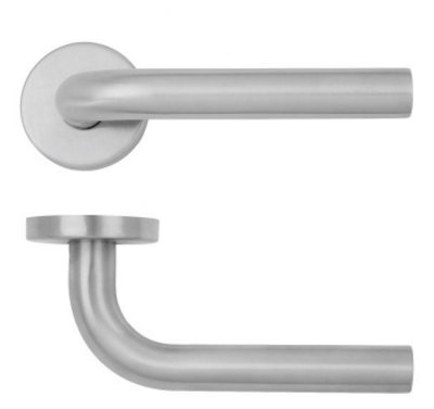 Alvit Premium Handle, Lever on Round Rose - Satin Stainless Price Comparisons | Compare The Build