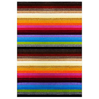 Alya Collection Washable Rugs & Runners Striped Design in Multicolour   117M