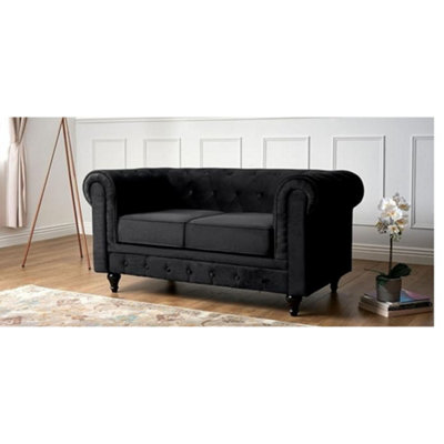 Amalfi 2 Seater Split Sofa Soft Fabric in Grey
