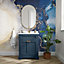 Amalfi Mural In Navy And Gold (300cm x 240cm)