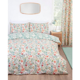 Amaryllis Floral Duvet Cover Set