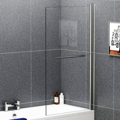 Amaze 1700 x 750mm Acrylic Square Edged Double Ended White Straight ...