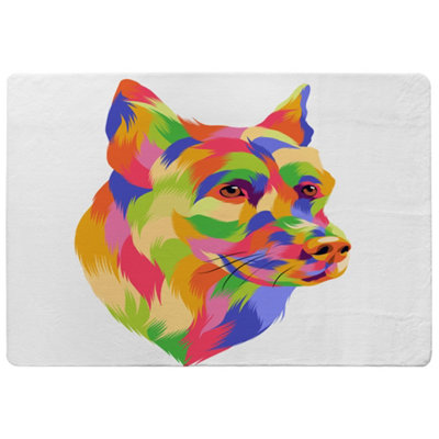 Amazing Illustration Dog Pop Art Designer Special Soft Home Rug