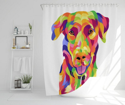 Amazing Illustration of Dog Pop Art (Shower Curtain) / Default Title Price Comparisons | Compare The Build
