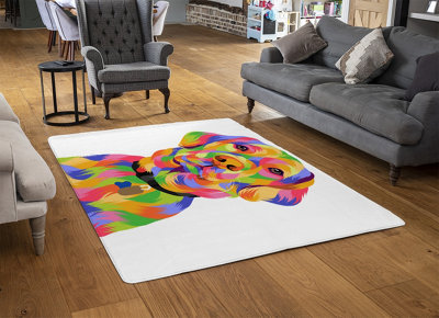 Amazing Illustration Pop Art Designer Special Soft Home Rug