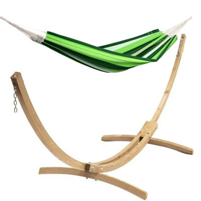 Amazonas Paradiso Family Hammock Wooden Set Oliva