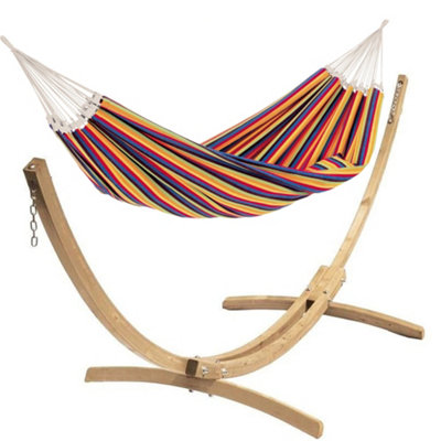 Amazonas Paradiso Family Hammock Wooden Set Tropical