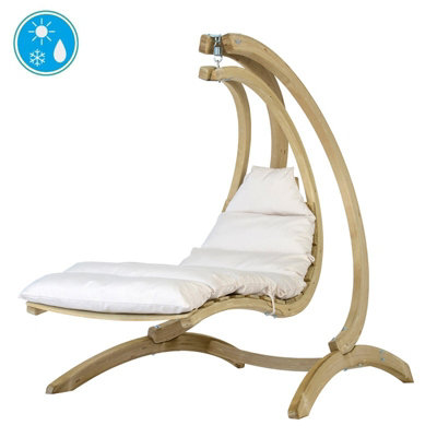 Amazonas Swing Lounger Garden Creme Set