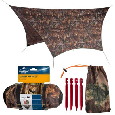 Amazonas Ultralight Traveller Protection Tarp - Forest