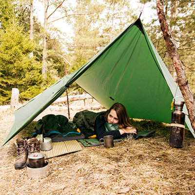AS Ultra-Light Wing Tarp Tent Replacement with 360° Weather Protection in Green