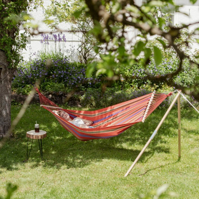 Amazonas Weatherproof Garden Hammock Aruba Cayenne Fits Up to 2 People 180kg