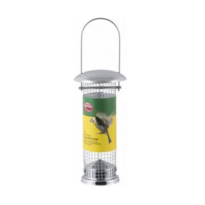 Ambador Deluxe Nut and Suet Pellet Bird Feeder Silver (One Size)