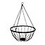 Ambador Flat Bar Hanging Basket Black (One Size)