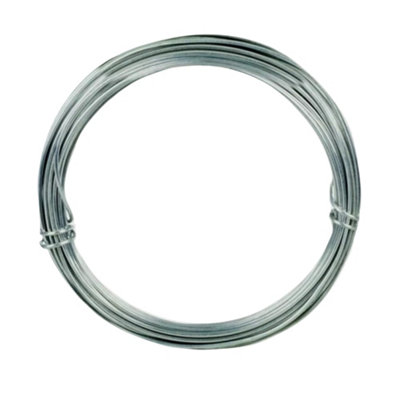 Ambador Galvanised Wire Silver (0.8mm x 50m)