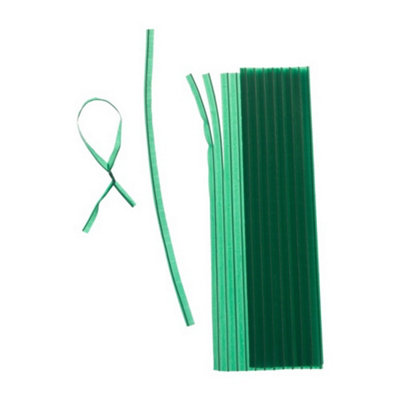 Ambador Garden Wire Twists (Pack of 100) Green (One Size)