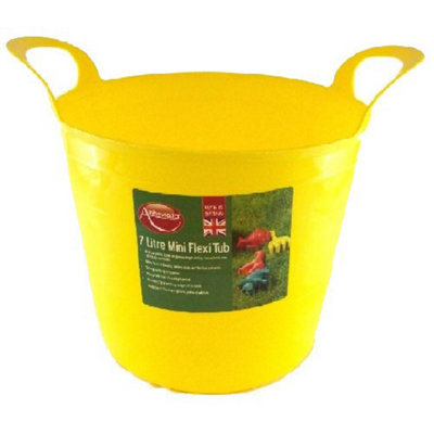 Ambador Mini Flexi Tub Yellow (One Size) | DIY At B&Q