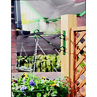 Ambador Steel Hanging Basket Bracket Green (25cm)
