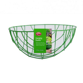 Ambador Steel Hanging Basket Green (One Size)