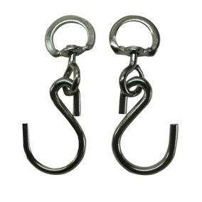 Ambador Swivel Hook (Pack of 2) Silver (One Size)