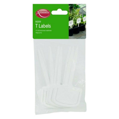 Ambador T Labels 5 (Pack of 10) White (One Size)